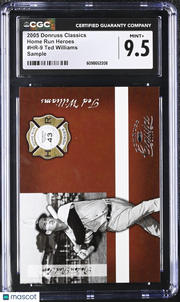 2005 Donruss Classics Ted Williams Sample Home Run Heroes #HR-9 CGC 9.5 Red Sox