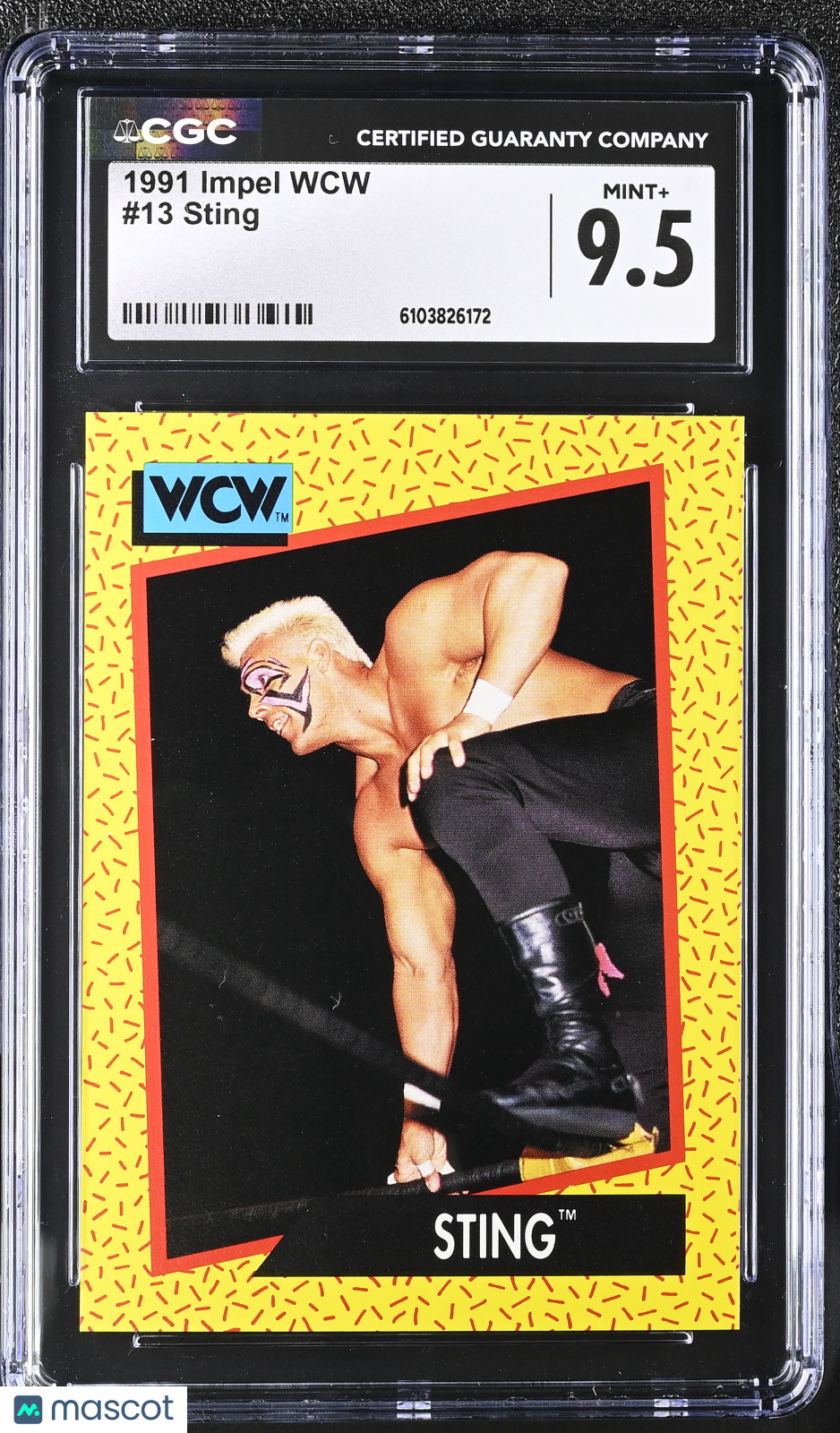 1991 Impel WCW Sting #13 CGC 9.5
