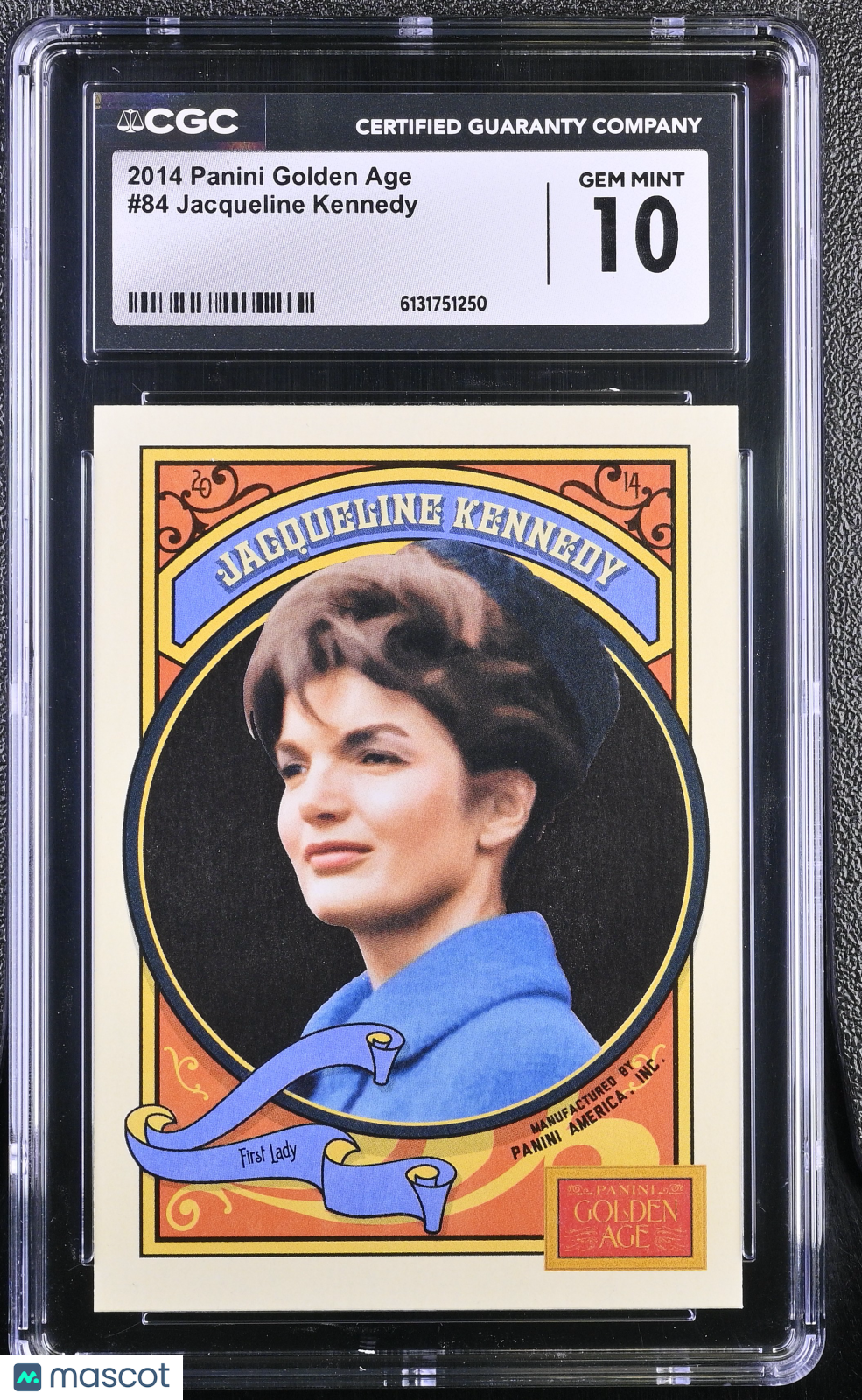 2014 Panini Golden Age Jacqueline Kennedy #84 CGC 10