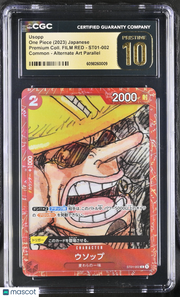 One Piece Premium Film Red Usopp Alternate Art Japanese CGC 10 ST01-002 Pristine