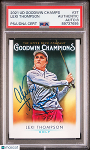 2021 Upper Deck Goodwin Champions Lexi Thompson Auto Autograph #37 PSA Authentic