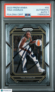 2023 Panini Prizm WNBA Tina Charles Auto Autograph #92 PSA Authentic Storm