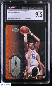 1999-00 Upper Deck Legends Julius Erving #6 CGC 9.5