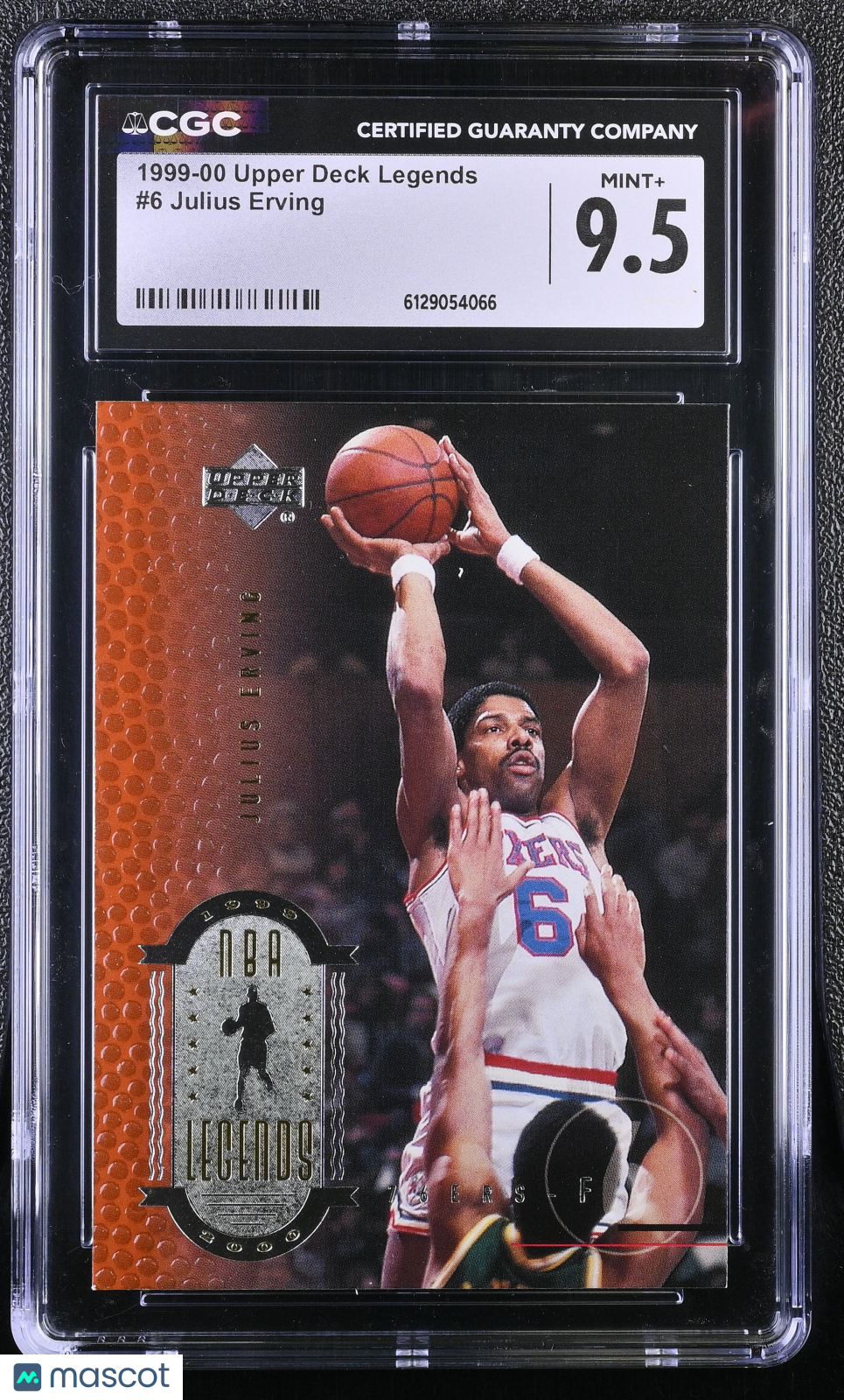 1999-00 Upper Deck Legends Julius Erving #6 CGC 9.5