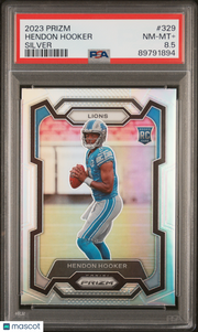 2023 Panini Prizm Hendon Hooker Silver #329 PSA 8.5