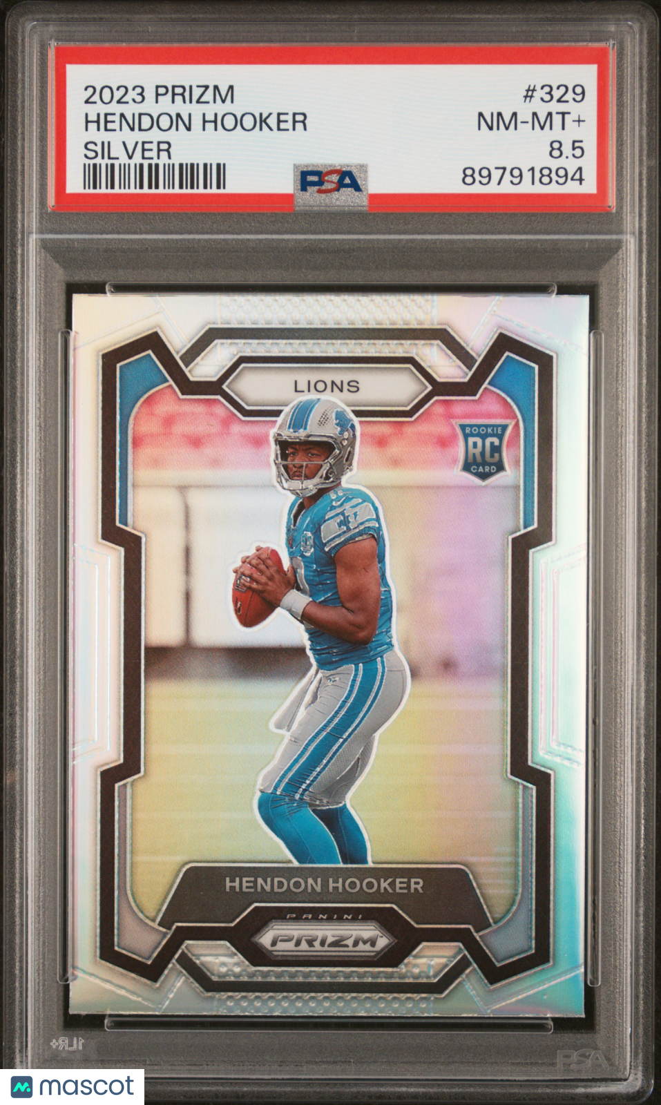 2023 Panini Prizm Hendon Hooker Silver #329 PSA 8.5