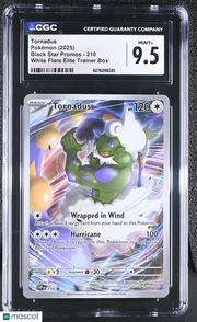 2025 Pokemon Black Star Promos Tornadus White Flare Elite Trainer Box CGC 9.5 #210