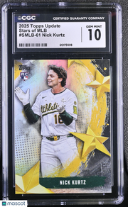 2025 Topps Update Nick Kurtz #SMLB-61 Stars of MLB CGC 10