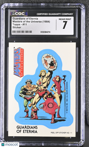 1984 Topps Masters Of The Universe Guardians of Eternia Sticker #11 CGC 7