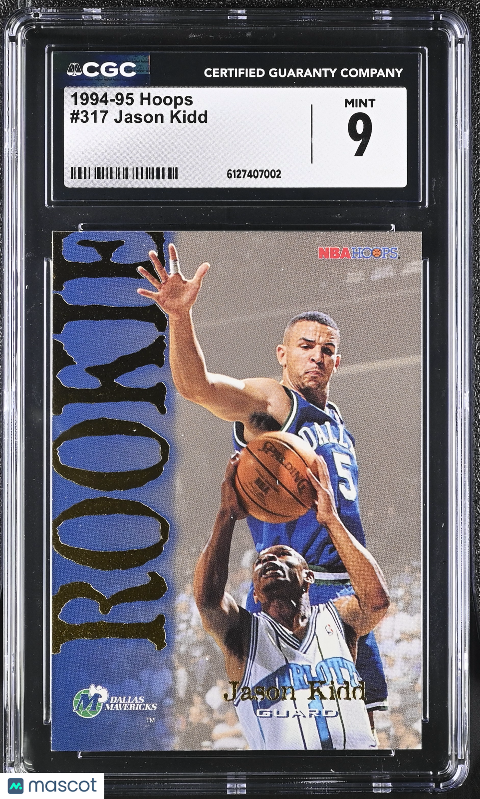 1994-95 Hoops Jason Kidd #317 CGC 9