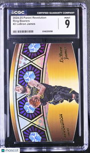 2024-25 Panini Revolution LeBron James Ring Bearers #2 CGC 9 Los Angeles Lakers
