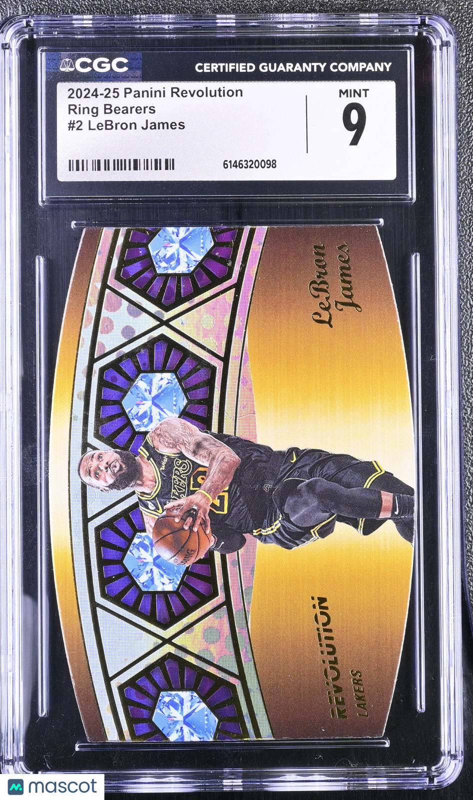 2024-25 Panini Revolution LeBron James Ring Bearers #2 CGC 9 Los Angeles Lakers