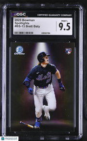 2023 Bowman Brett Baty Rookie Spotlights #BS-13 CGC 9.5 New York Mets