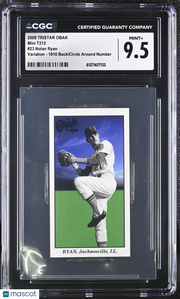 2009 Tristar Obak Nolan Ryan -1910 Back/Circle Around Mini T212 #23 CGC 9.5 Suns