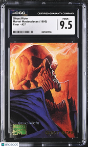 1995 Fleer Marvel Masterpieces Ghost Rider #37 CGC 9.5