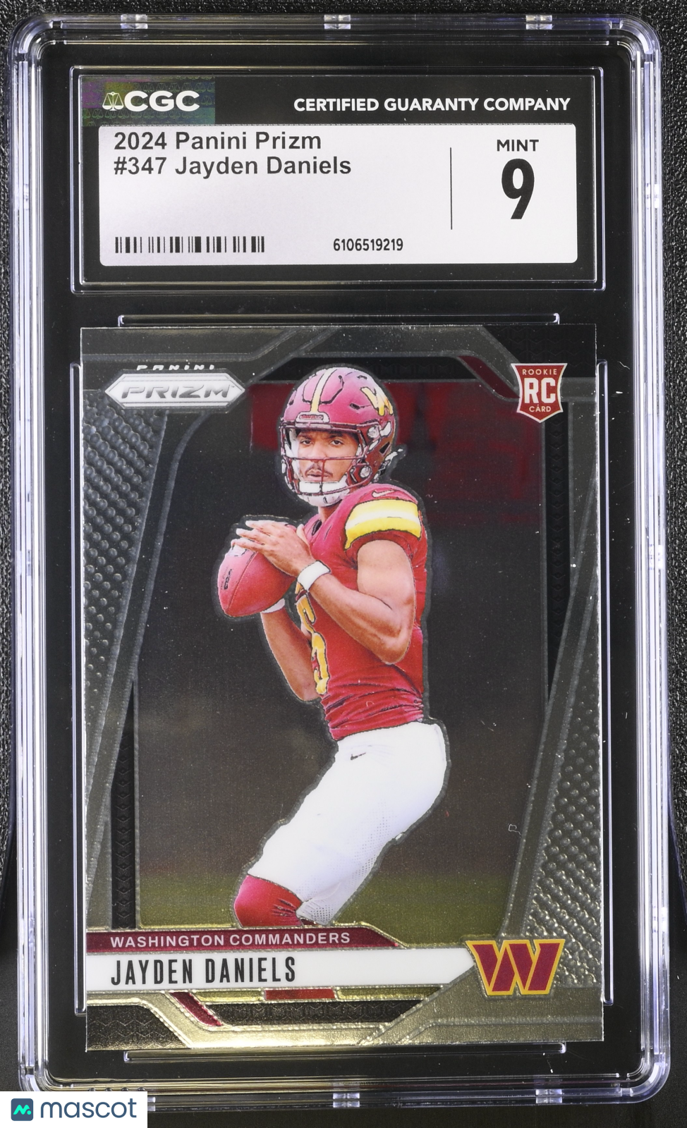 2024 Panini Prizm Jayden Daniels #347 CGC 9