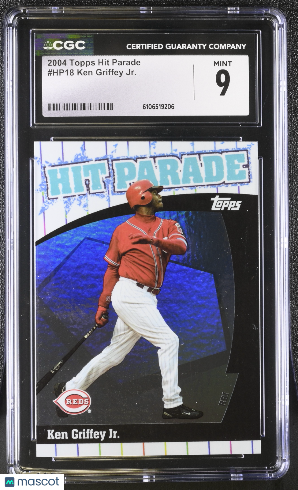 2004 Topps Ken Griffey Jr. Hit Parade #HP18 CGC 9 Cincinnati Reds