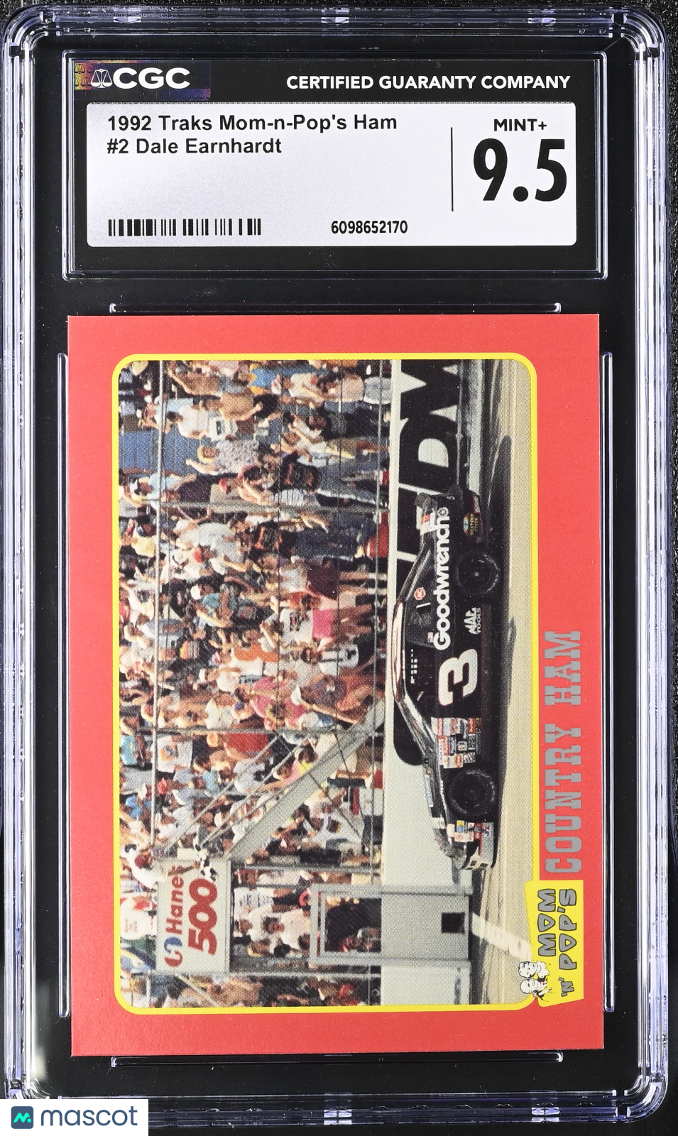 1992 Traks Mom-N-Pop's Ham Dale Earnhardt #2 CGC 9.5
