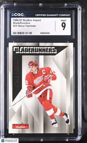 1996-97 Skybox Impact Steve Yzerman BladeRunners #25 CGC 9 Detroit Red Wings