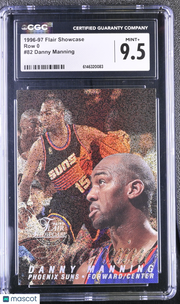 1996-97 Flair Showcase Danny Manning Row 0 #82 CGC 9.5 Phoenix Suns