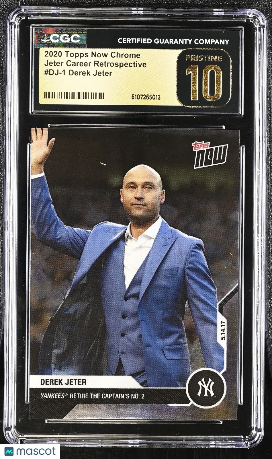 2020 Topps Now Chrome Derek Career Retrospective #DJ-1 CGC 10 Pristine Yankees