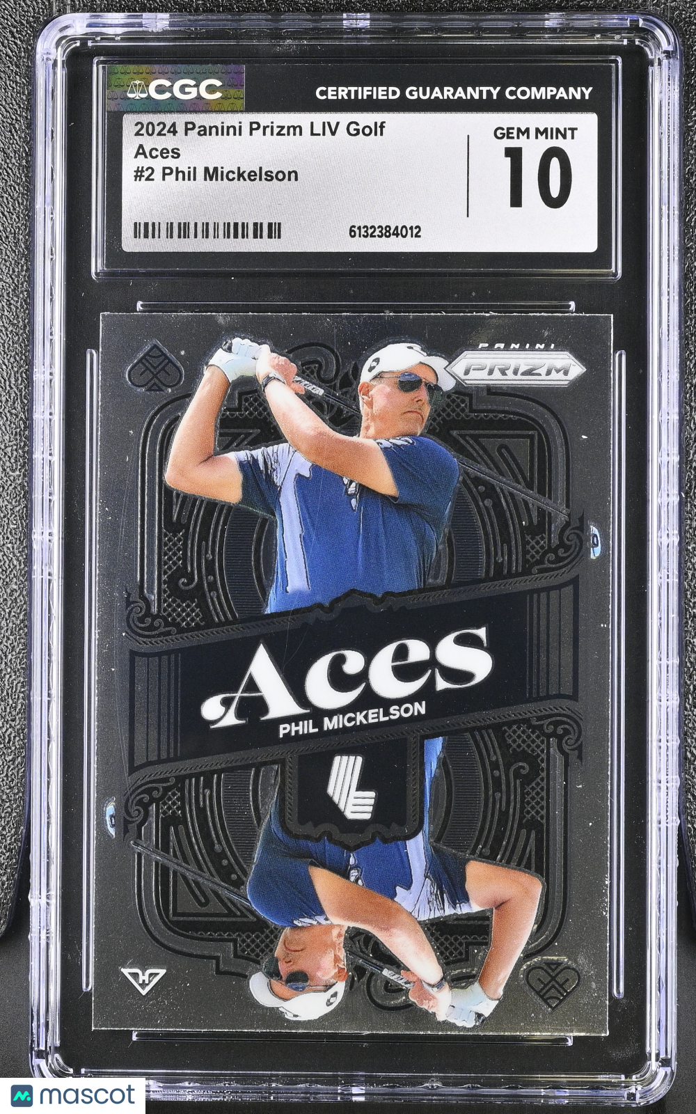 2024 Panini Prizm LIV Golf Phil Mickelson Aces #2 CGC 10