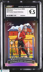 2024 Panini Three Count WWE Hunter Hearst Helmsley Downtown #20 CGC 9.5