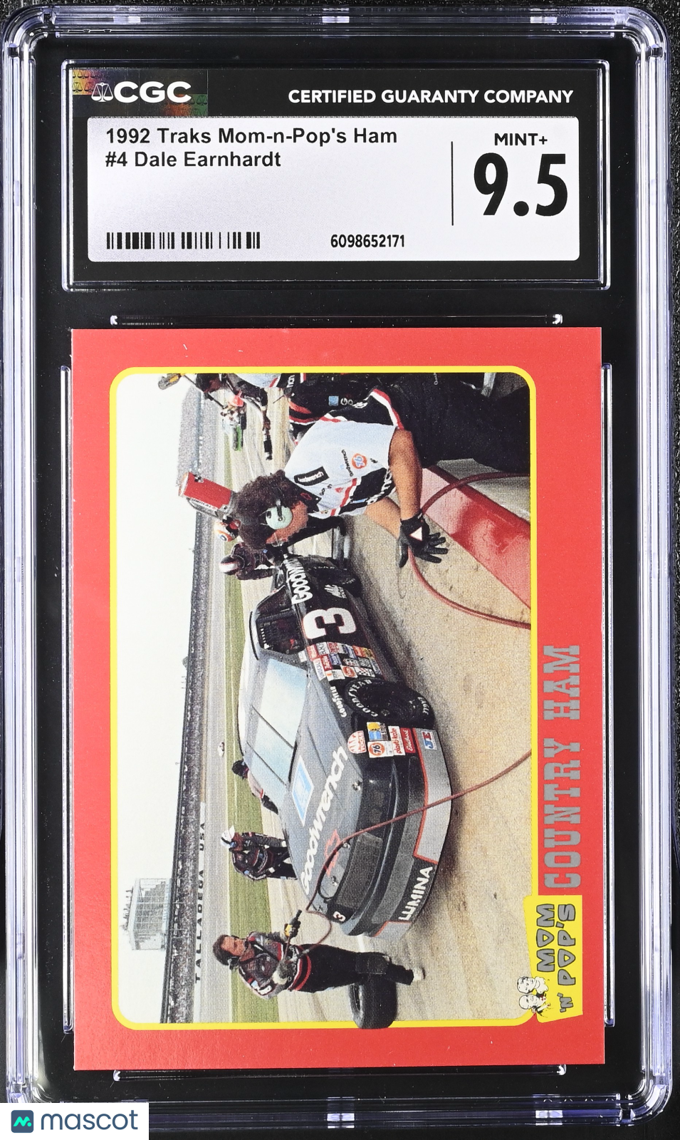 1992 Traks Mom-N-Pop's Ham Dale Earnhardt #4 CGC 9.5
