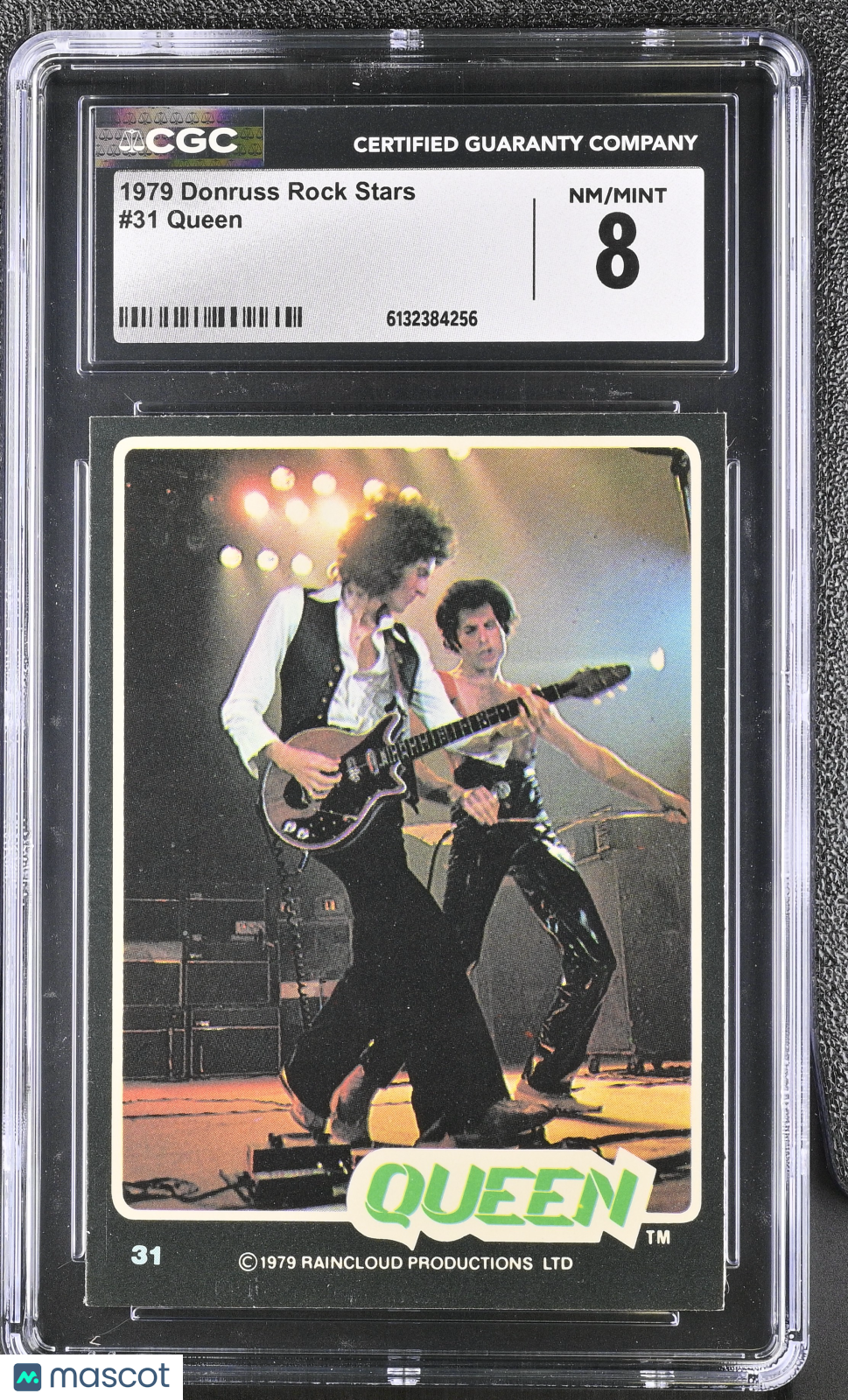 1979 Donruss Rock Stars Queen #31 CGC 8
