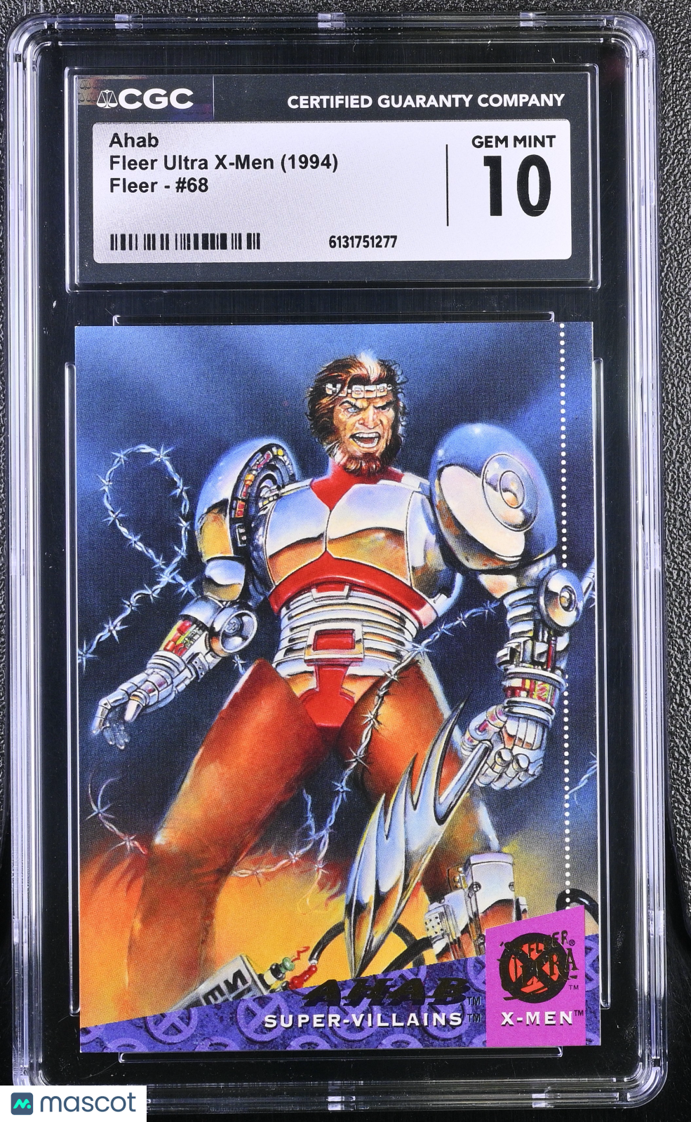1994 Fleer Ultra X-Men Ahab #68 CGC 10