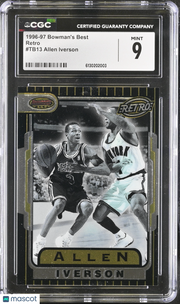 1996-97 Best Allen Iverson Rookie Retro #TB13 CGC 9 Philadelphia 76ers