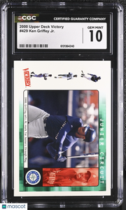 2000 Upper Deck Victory Ken Griffey Jr. #429 CGC 10