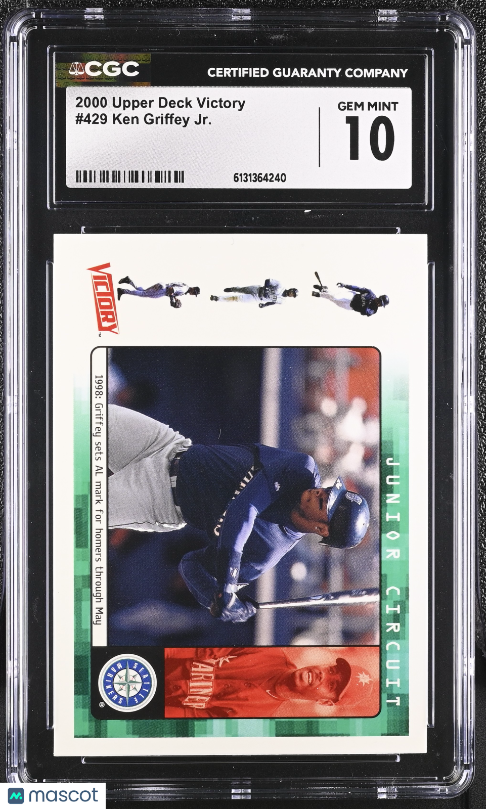 2000 Upper Deck Victory Ken Griffey Jr. #429 CGC 10