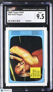 1985 Topps WWF Hulk Hogan #60 CGC 9.5