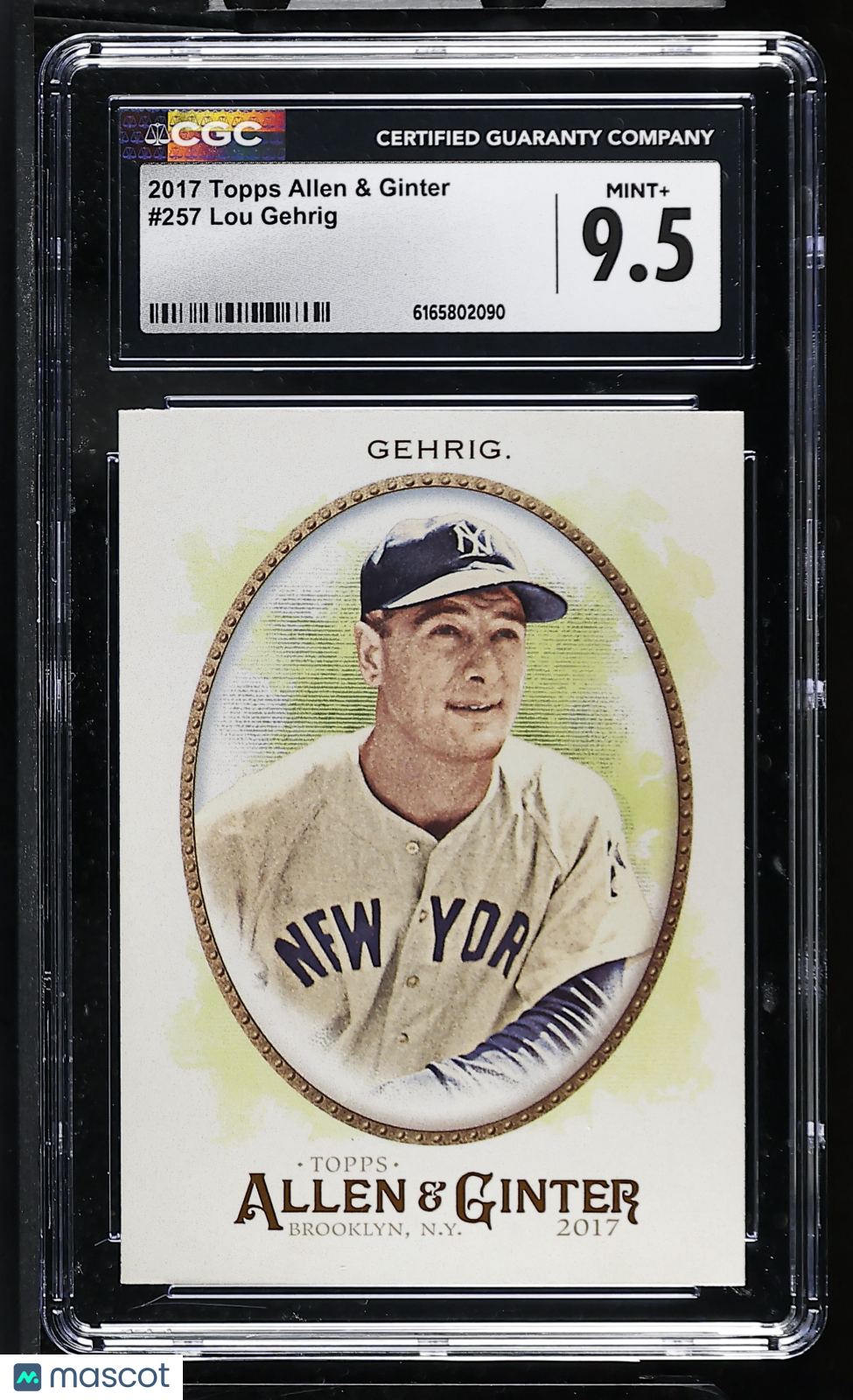 2017 Topps Allen & Ginter Lou Gehrig #257 CGC 9.5 New York Yankees