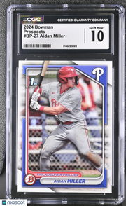 2024 Bowman Aidan Miller #BP-27 Prospects CGC 10