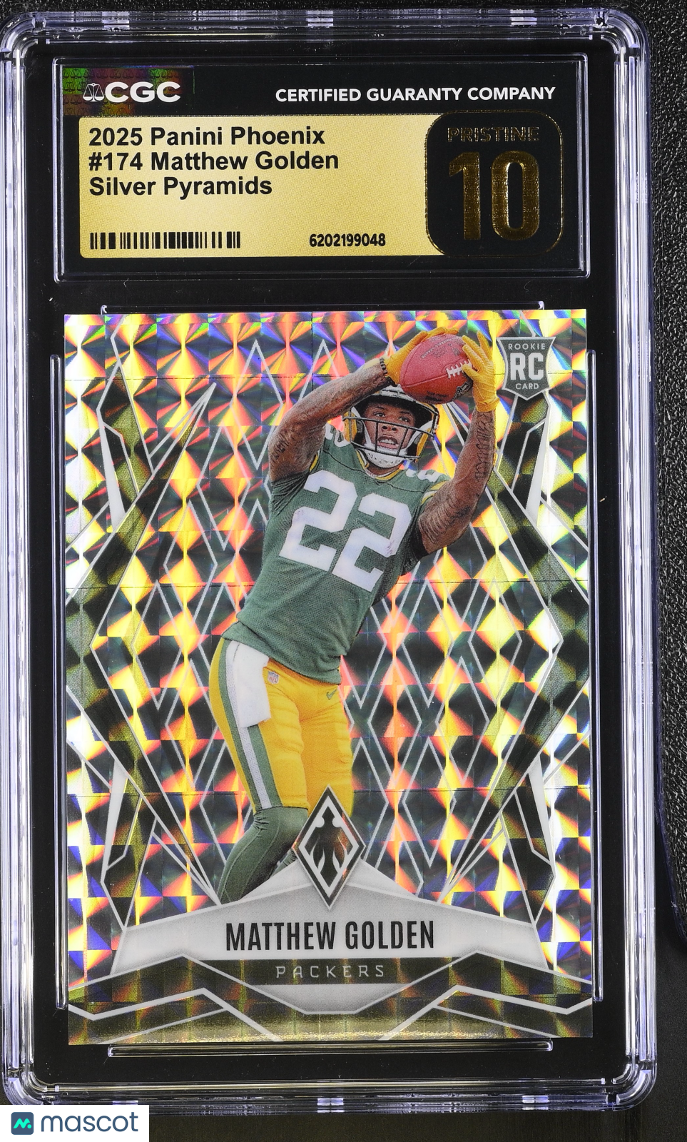 2025 Phoenix Matthew Golden Silver Pyramids Rookie #174 CGC 10 Pristine Packers