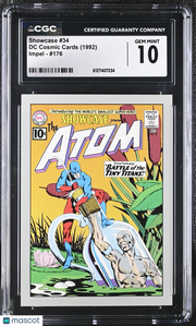 1992 Impel DC Cosmic Cards Showcase #34 The Atom #176 CGC 10