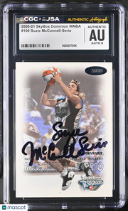 2000-01 Skybox Dominion WNBA Suzie McConnell-Serio Auto Autograph CGC Authentic
