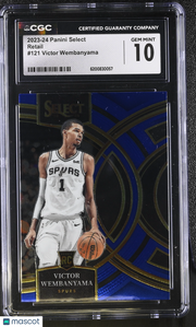 2023-24 Panini Select Victor Wembanyama Rookie Retail #121 CGC 10 Spurs