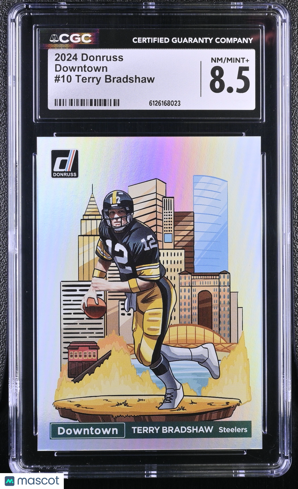 2024 Donruss Terry Bradshaw Downtown #10 CGC 8.5 Pittsburgh Steelers