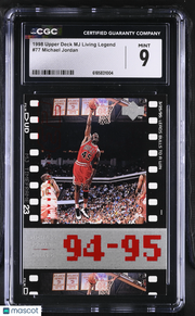 1998 Upper Deck MJ Living Legend Michael Jordan #77 CGC 9 Chicago Bulls