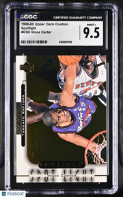 1999-00 Upper Deck Ovation Vince Carter Spotlight #OS6 CGC 9.5 Toronto Raptors