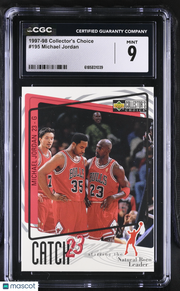 1997-98 Collector's Choice Michael Jordan #195 CGC 9 Chicago Bulls