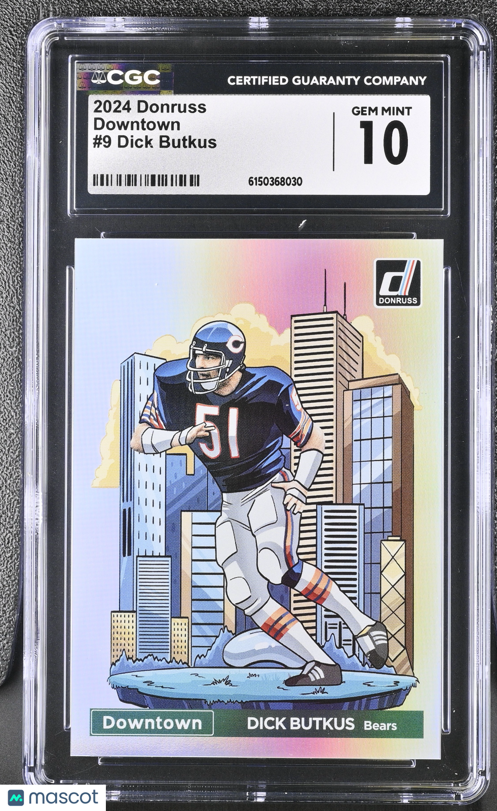 2024 Donruss Dick Butkus Downtown #9 CGC 10 Chicago Bears
