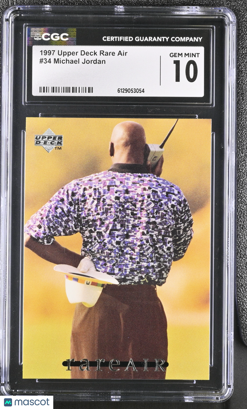 1997 Upper Deck Rare Air Michael Jordan #34 CGC 10