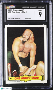 1985 Topps WWF One Angry Man! #38 CGC 9