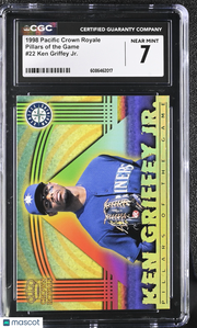 1998 Pacific Crown Royale Ken Griffey Jr. Pillars of the Game #22 CGC 7 Mariners