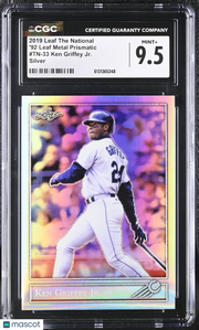 2019 Leaf The National Ken Griffey Jr Silver '92 Metal #33 CGC 9.5 Mariners