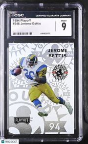 1994 Playoff Jerome Bettis #246 CGC 9
